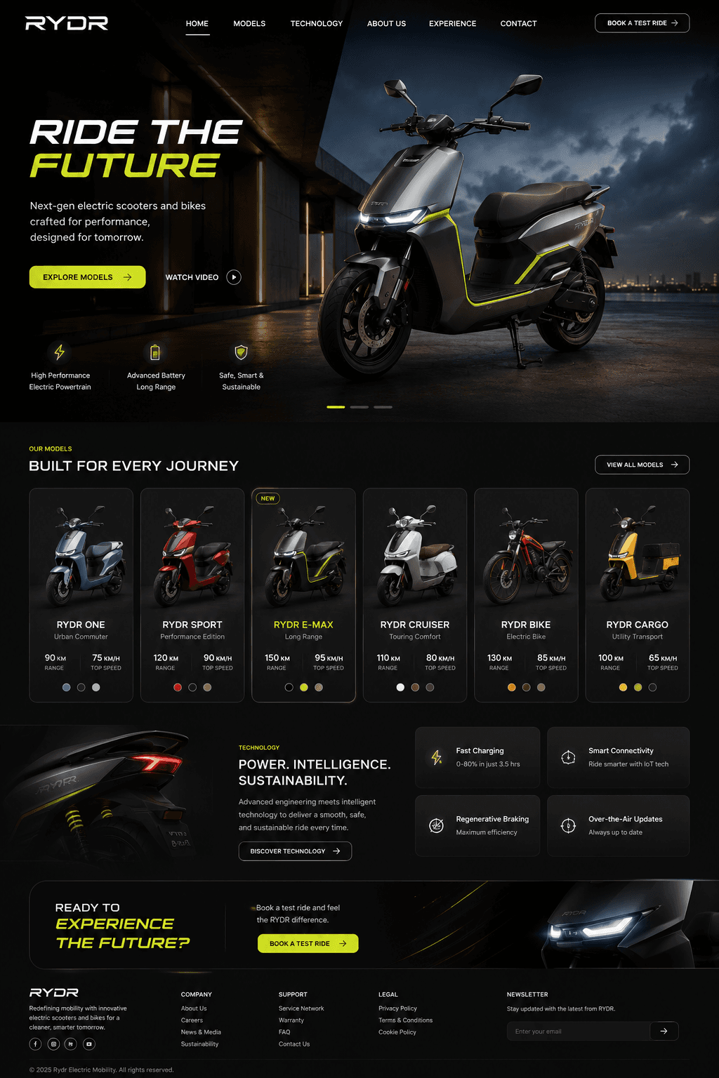 Rydr Vehicles